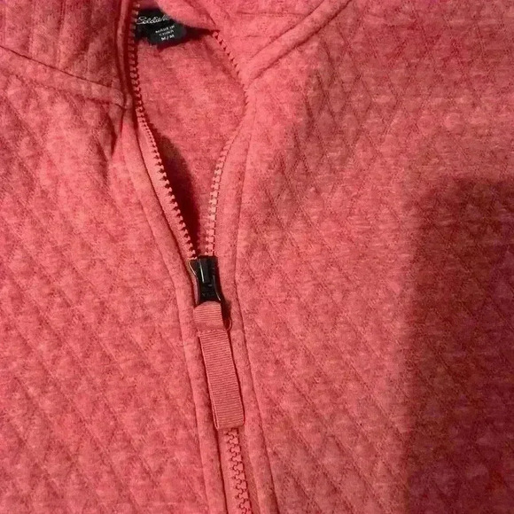Eddie Bauer Salmon Color Pull Over Sweater Size M (#146) - Picture 3 of 7